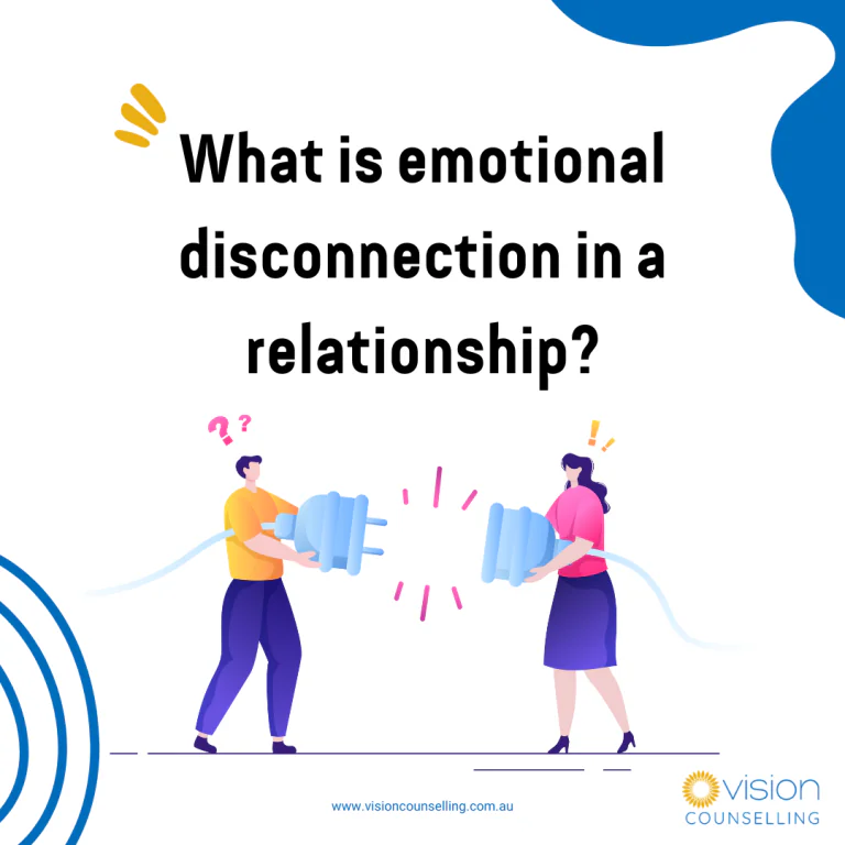 What is emotional disconnection in a relationship?